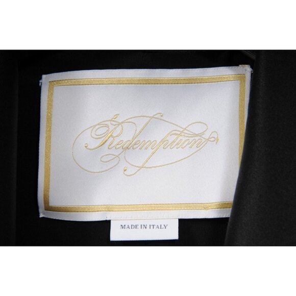 Redemption Womens Subtle Camo Tuxedo Smoking Blazer US 10 IT 46 Black - Picture 4 of 12